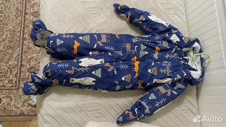 Детский зимний комбинезон 80-86