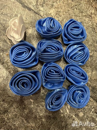 Цветы из ткани