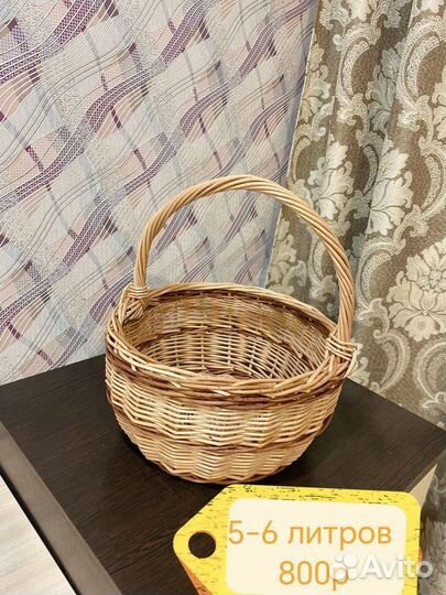 Плетеные корзинки из лозы