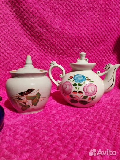 Сахарница кобальтовое стекло,Сысерть,Городницкий