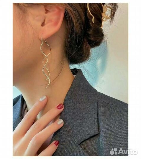 Серьги бижутерия новые