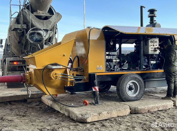 Стационарный бетононасос GR HBT 40