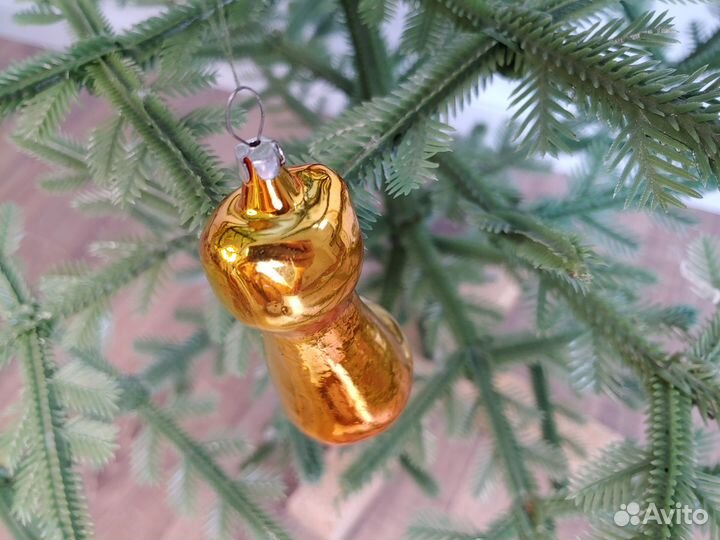 Ёлочная игрушка Лиса СССР