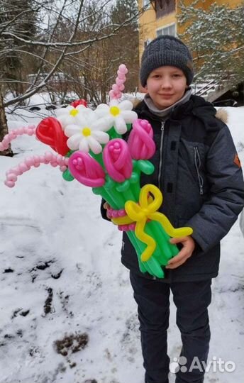 Кравтовые Букеты из воздушных шаров