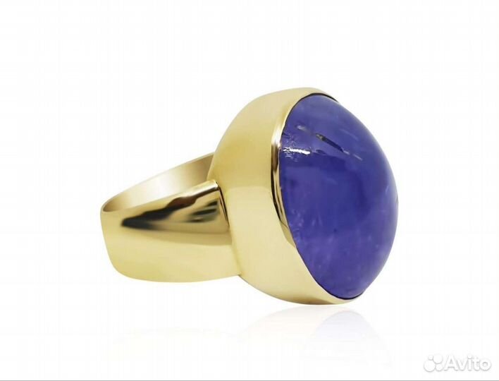 Кольцо с танзанитом