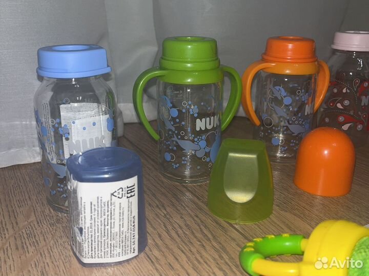 Бутылочки для кормления стекло NUK 125 мл