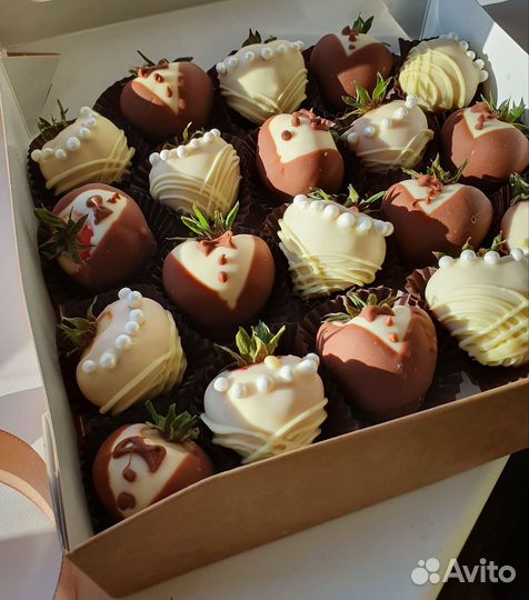 Набор клубники в шоколаде