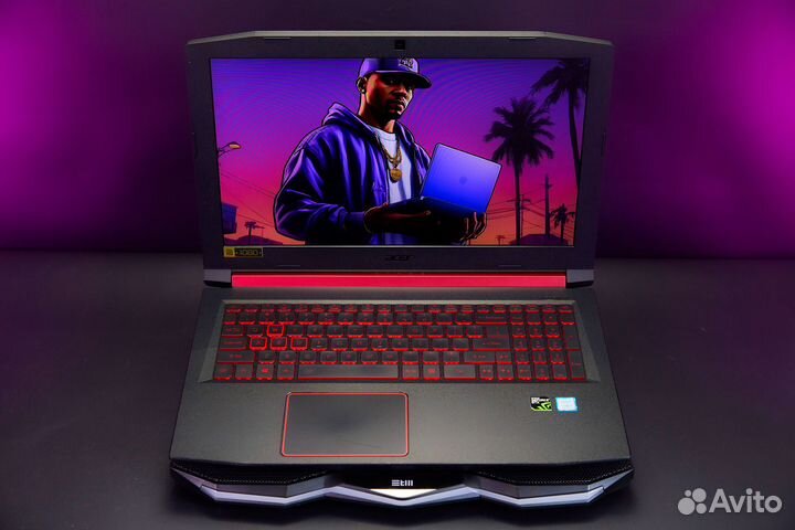 Ноутбук под игры Acer Nitro / GTX 1050 / Core i5