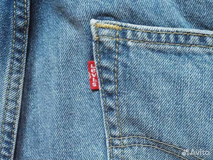 Джинсы тонкие Levi's 505 Regular Fit 34w 30l