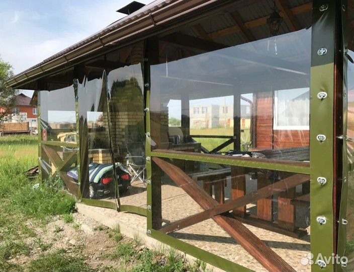 Мягкие окна для террасы