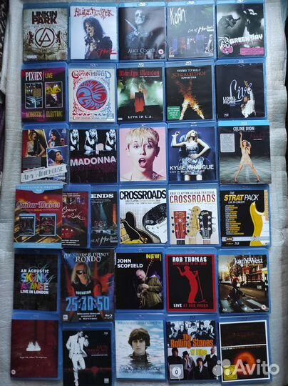 Музыка на blu ray, dvd, cd