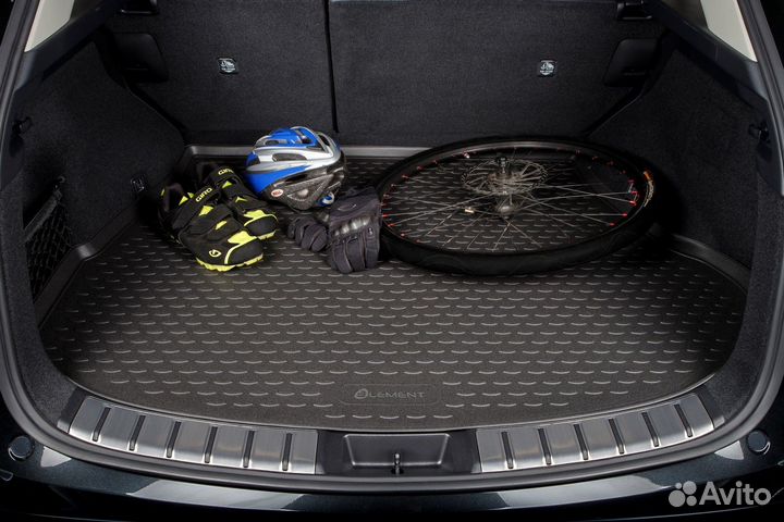 Коврик в багажник, подходит для honda Accord (viii) 2008-2012, седан. 1шт (полиуретан) / Хонда Аккор