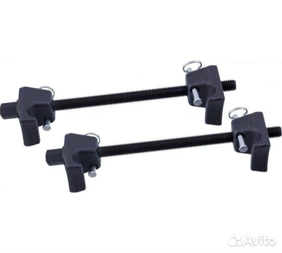 Стяжки пружин 300 мм (кованые крюки с фиксаторами)