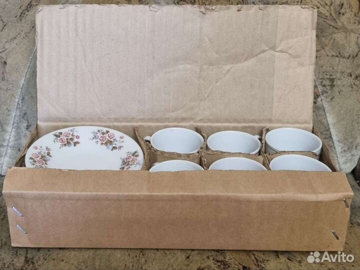 Кофейный фарфоровый сервиз