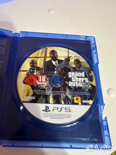 Gta 5 диск новый PS5