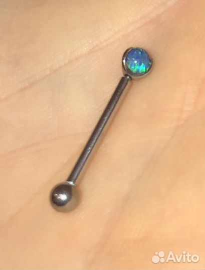 Штанга для пирсинга. Титановая штанга в язык