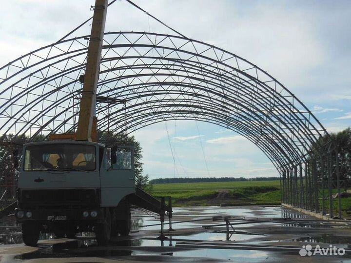 Ангар под ключ 15х50м. Тип В