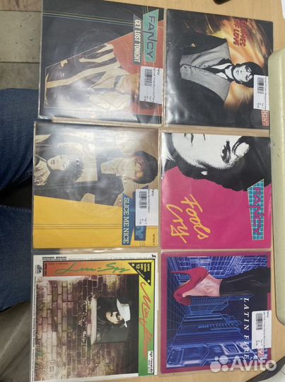 Виниловые пластинки 7’ 45 об