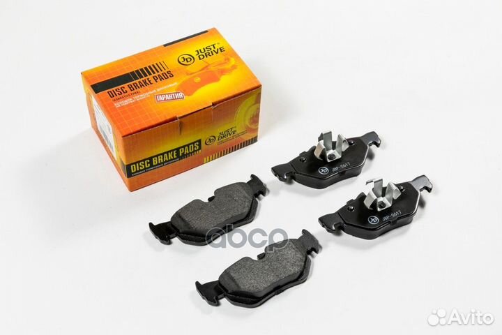Колодки тормозные дисковые, задние JBP0617 Just