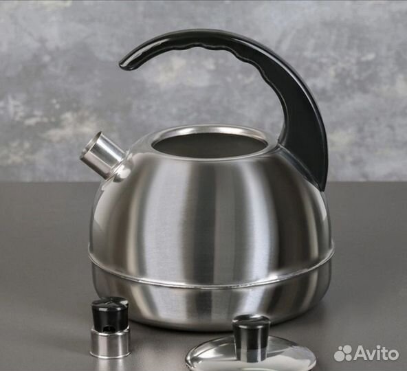 Чайник Ашинский со свистком из нерж. 3 литраАша