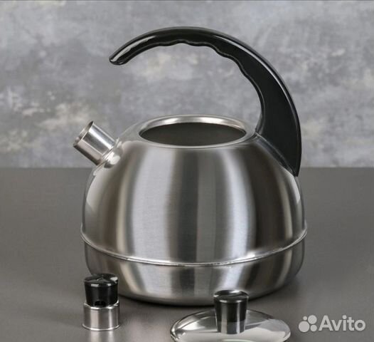 Чайник Ашинский со свистком из нерж. 3 литраАша
