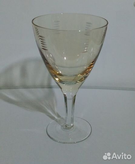 Фужер (бокал), цветное стекло, винтаж СССР