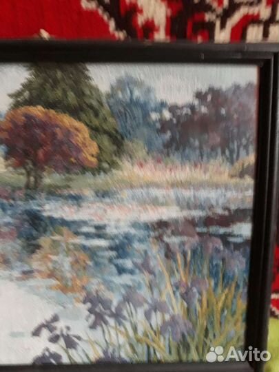 Картина в раме гобелен