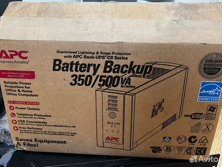 Источник бесперебойного питания APC 350/500 VA