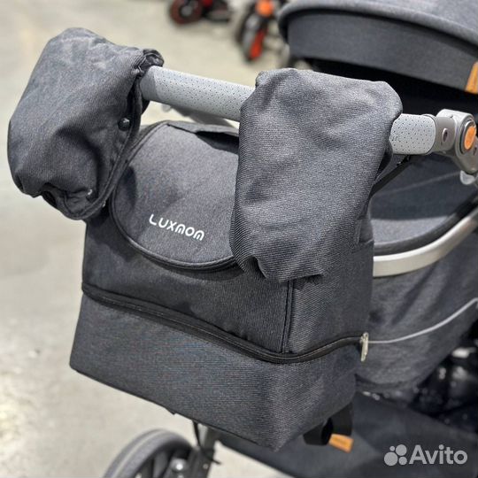 Коляска трансформер 3 в 1 Luxmom V8