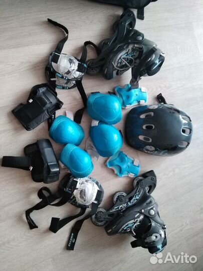 Роликовые коньки детские раздвижные