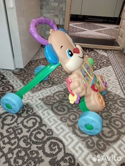 Ходунки каталка fisher price щенок