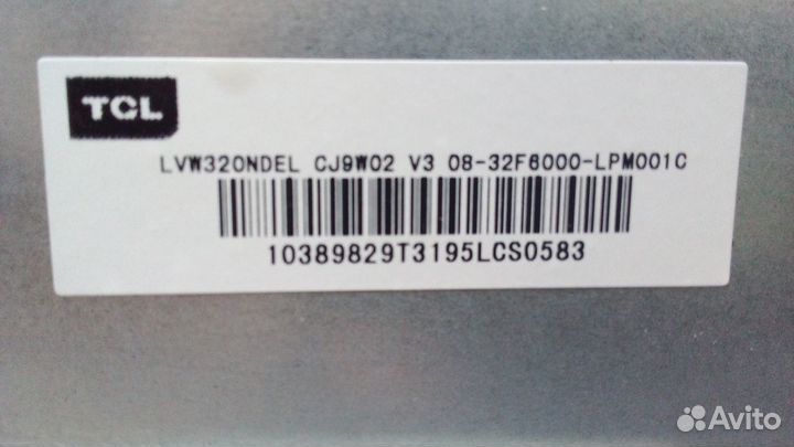 Материнская плата тв TCL LVW 320ndel