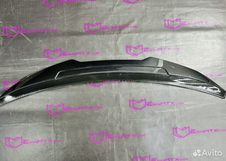 Спойлер Audi A5 B9 купе, PSM стиль сухой карбон