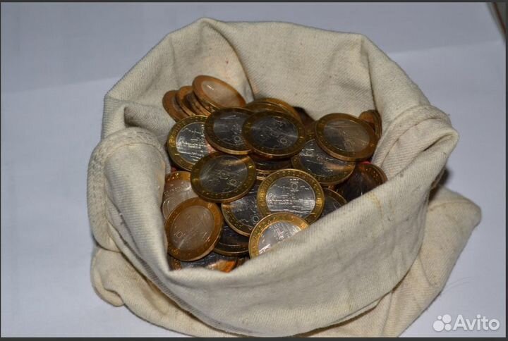 10 рублей 2004 года, Кемь. Биметалл, мешковые