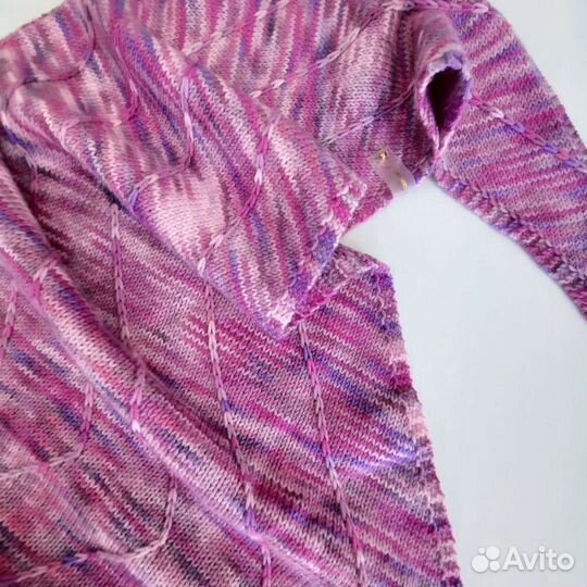 Вязаный платок из мериноса, новый