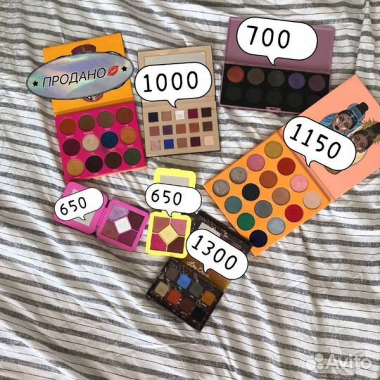 Палетки теней lime crime juvia's place nabla