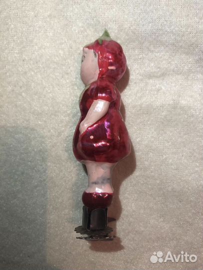 Елочная игрушка на прищепке времен СССР