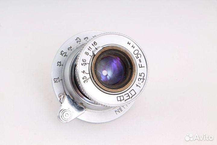 Объектив фэд 50 mm f/ 3.5 №178088 резьба М39