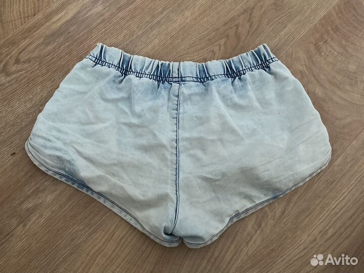 Шорты для девочки 140 с ромашками