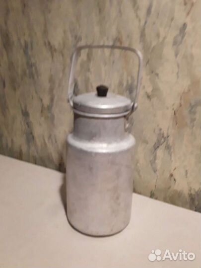 Бидон алюминиевый Посуда СССР Советский быт
