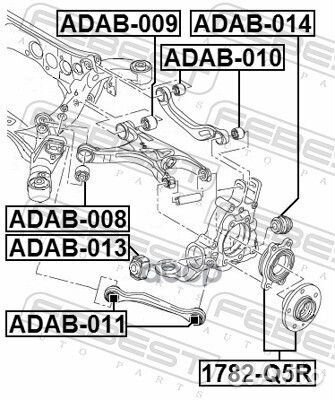 Сайлентблок рычага audi A4/A5/S5 08