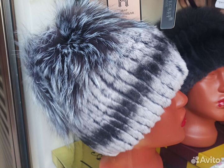 Шапка из шиншиллы, идёт всем