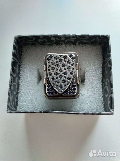 Серебряное кольцо мужское