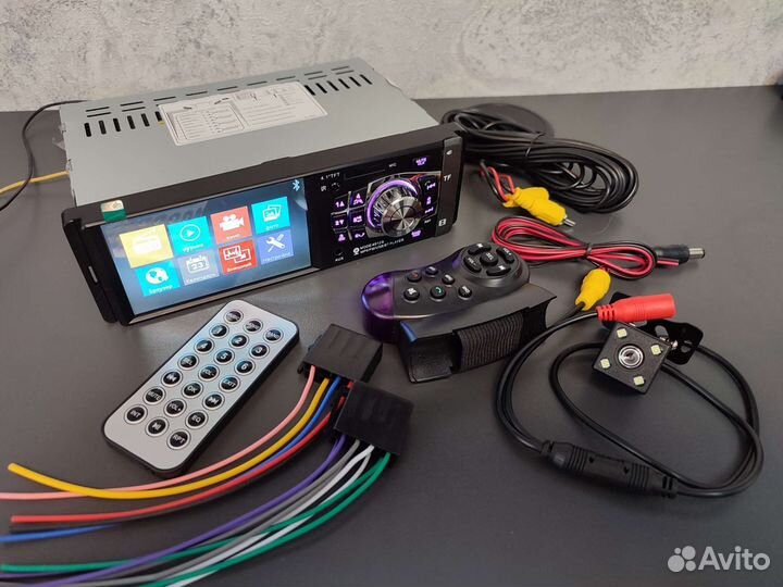 Автомагнитола 1din с экраном + камера заднего хода