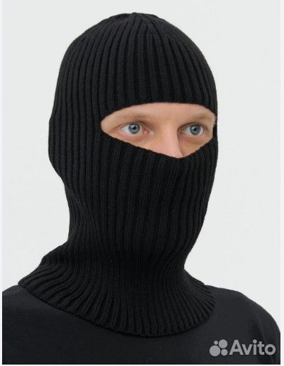 Балаклава вязаная утеплённая