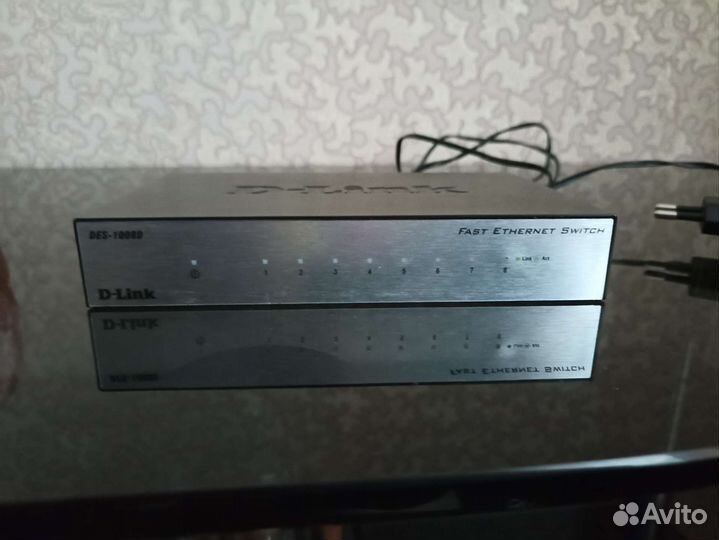 Сетевой коммутатор d link DES-1008D