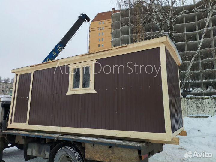 Вагончик с надежной крышей