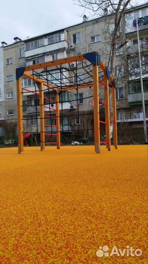 Резиновое покрытие для детских площадок