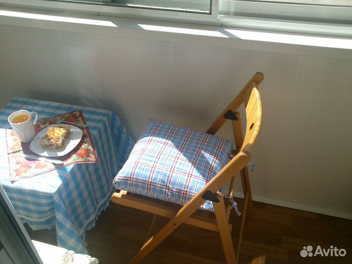 Подушка для стула с чехлом на завязках IKEA