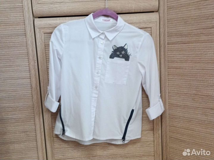 Школьная рубашка для девочки